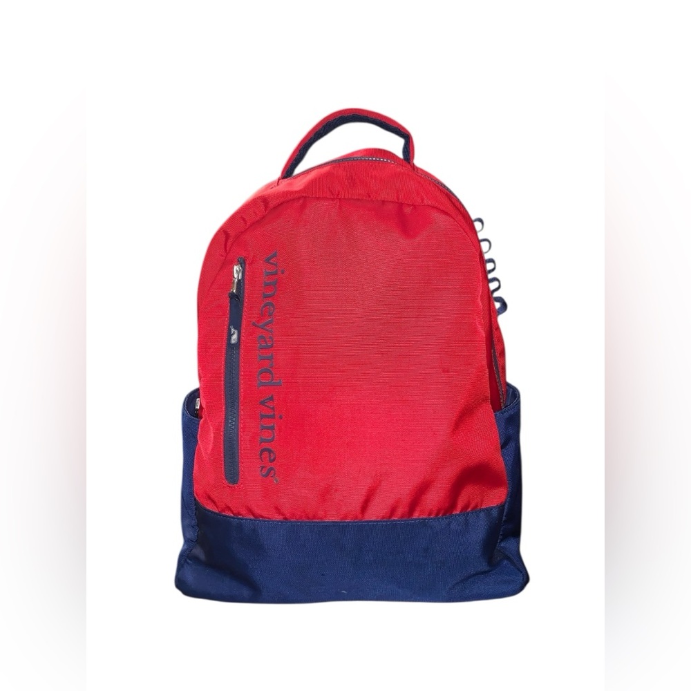 Vineyard Vines Backpack Red & Blue Large